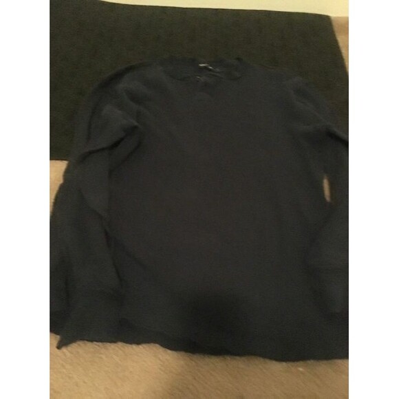 Nautica Men's Long Sleeve Thermal Under Shirt Top Size Medium Blue - Picture 1 of 1